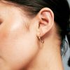 Jewellery Angels Whisper | Minimal Diamante Gold Plated Earrings