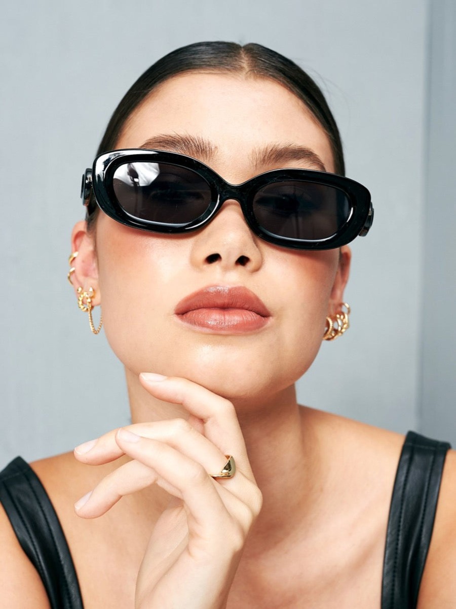 Other Angels Whisper | Cadie Oval Retro Sunglasses