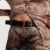 Other Angels Whisper | Matte Maison Square Buckle Belt