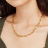 Jewellery Angels Whisper | Helios Gold Plated Chain Necklace