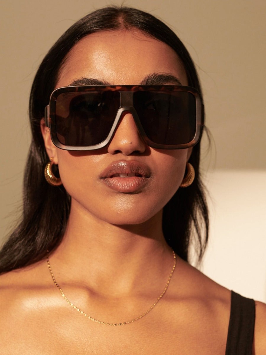 Other Angels Whisper | Retro Oversize Square Sunglasses