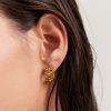 Jewellery Angels Whisper | Ripple Gold Plated Earrings