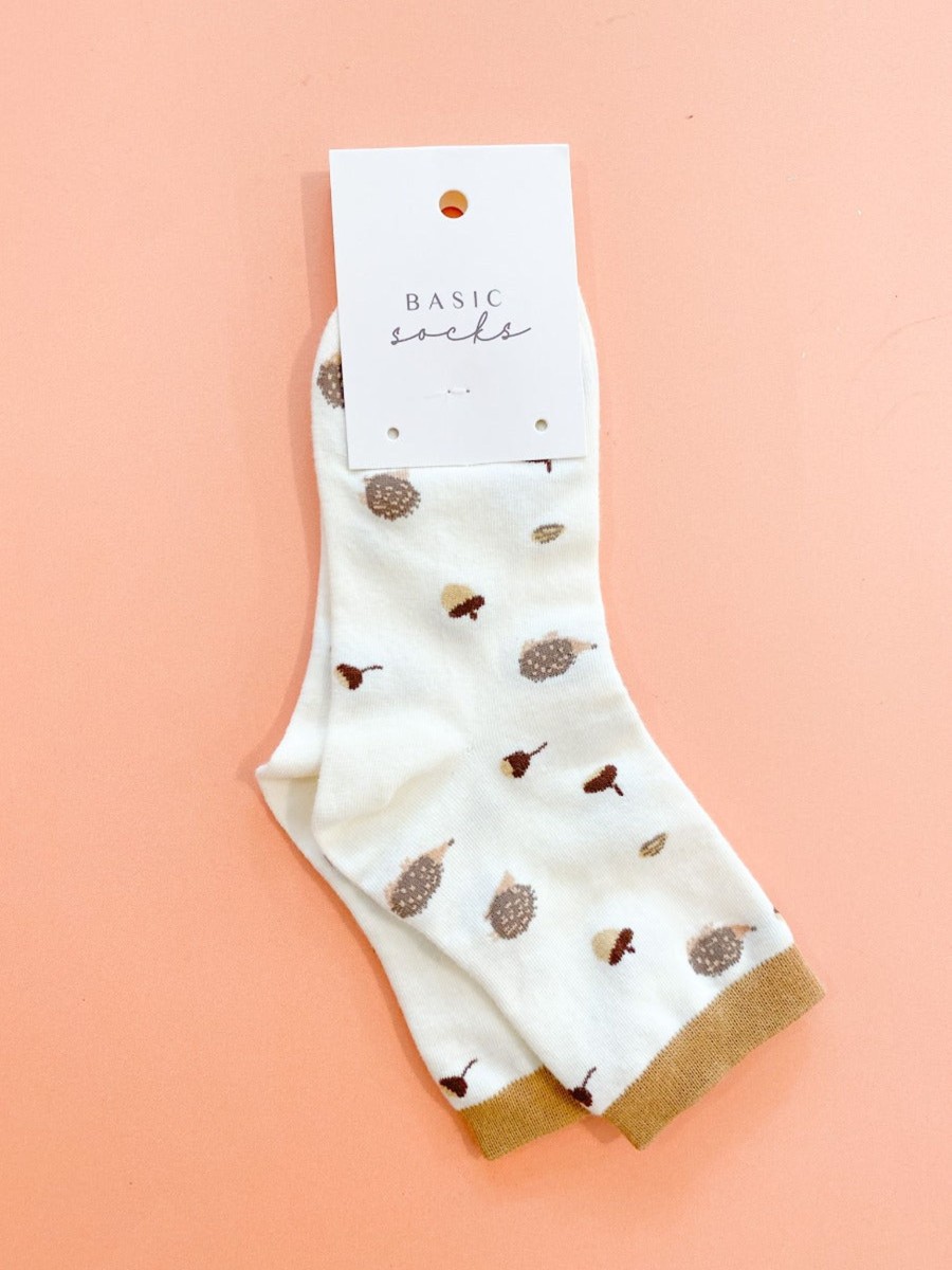 Other Angels Whisper | Acorn Forest Crew Socks