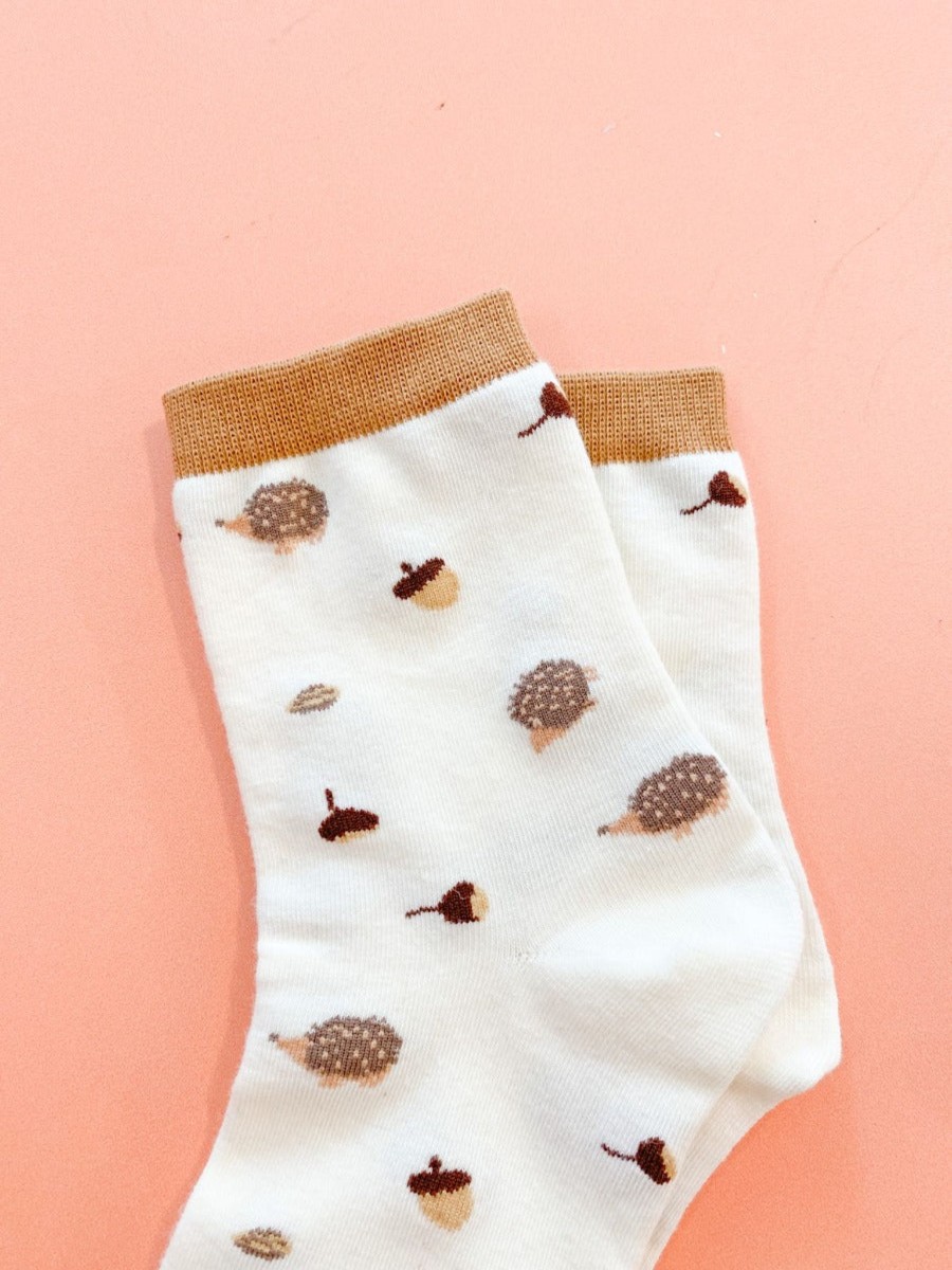 Other Angels Whisper | Acorn Forest Crew Socks