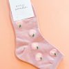 Other Angels Whisper | Just Peachy Crew Socks