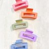 Hair Accessories Angels Whisper | Small Rectangular Matte Claw Clip