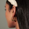 Jewellery Angels Whisper | Swirl Coil Gold Plated Earrings