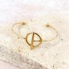 Jewellery Angels Whisper | Peace Bangle Gold