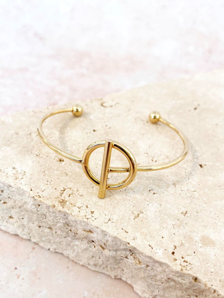 Jewellery Angels Whisper | Peace Bangle Gold