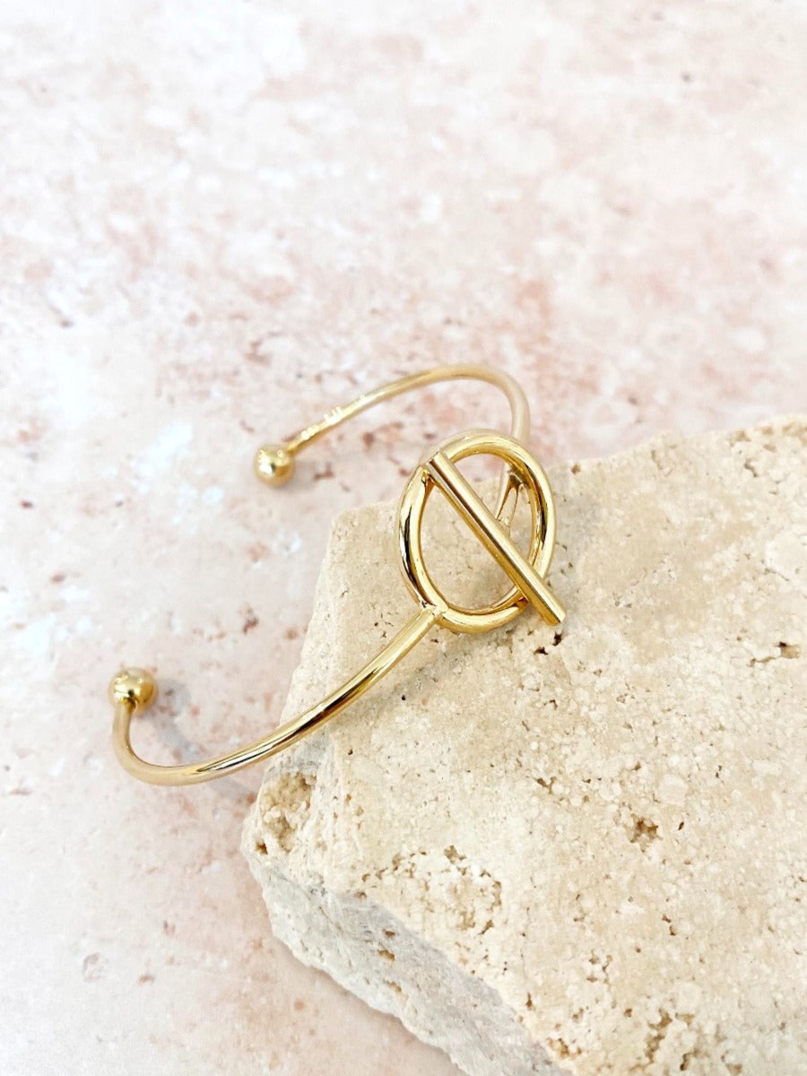 Jewellery Angels Whisper | Peace Bangle Gold