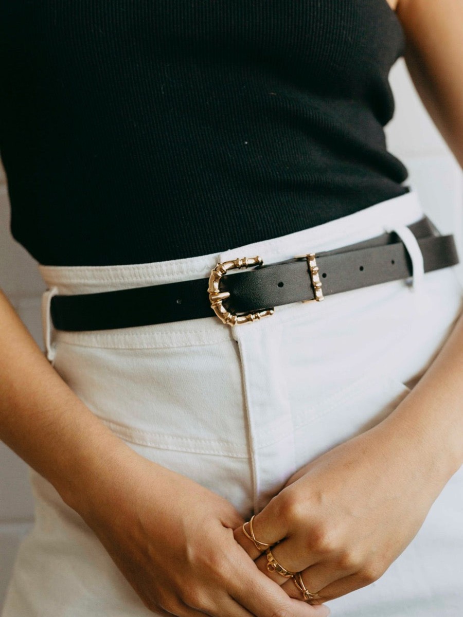 Other Angels Whisper | Donatella Bamboo Buckle Belt