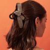 Hair Accessories Angels Whisper | Rhinestone Bow Hair Claw Clip