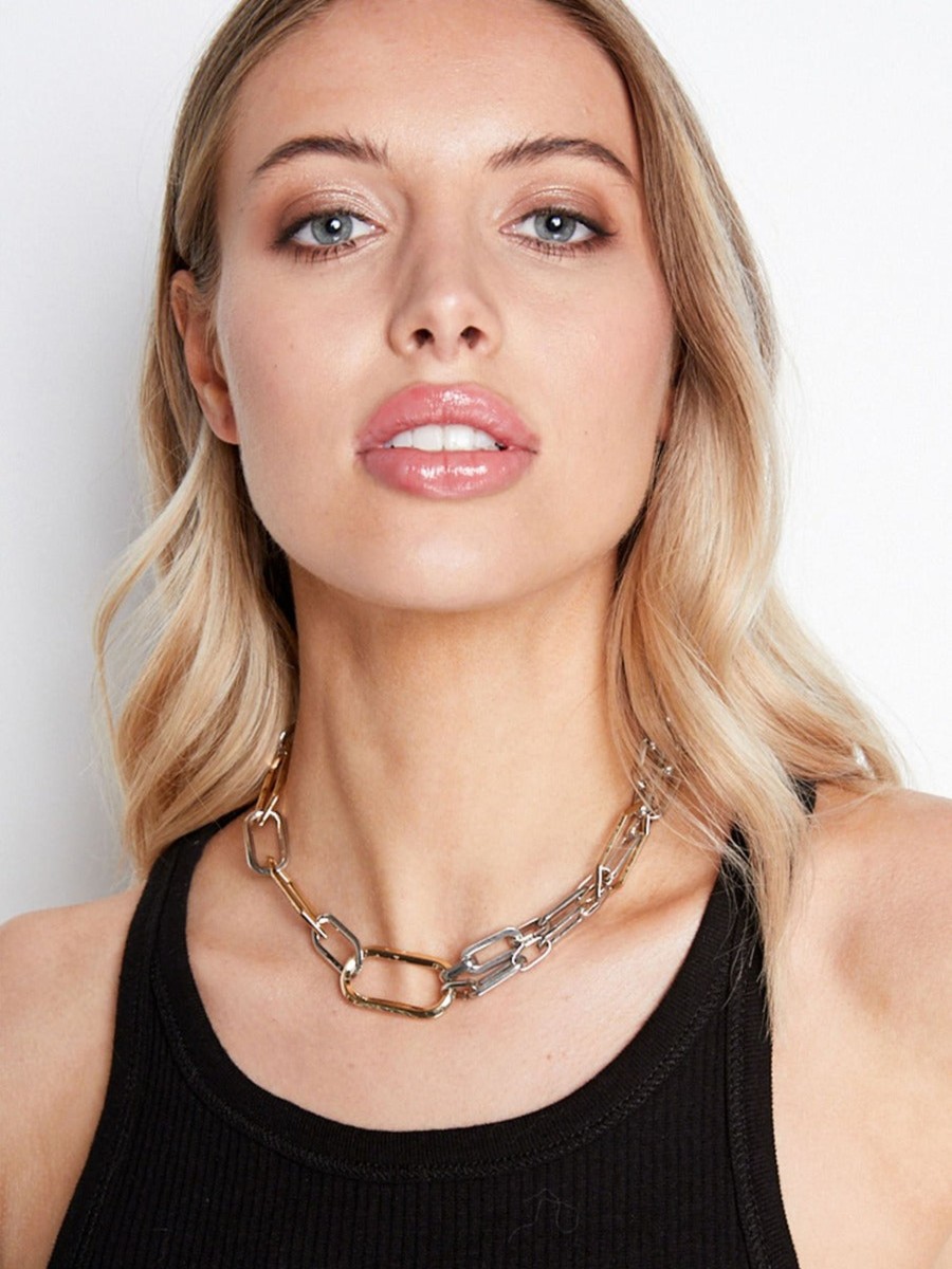 Jewellery Angels Whisper | Mix-Match Chain Link Short Necklace