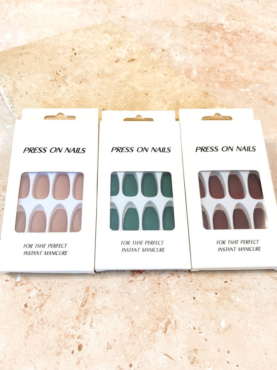 Other Angels Whisper | Matte Solid Colour Press On Nails