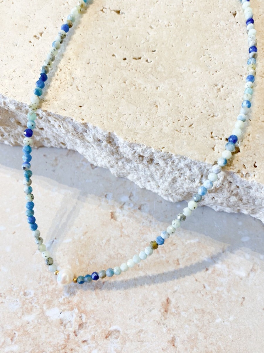 Jewellery Angels Whisper | Pearl Point Stone Beaded Necklace