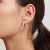 Jewellery Angels Whisper | Flat Twist Sterling Silver Plated Earrings