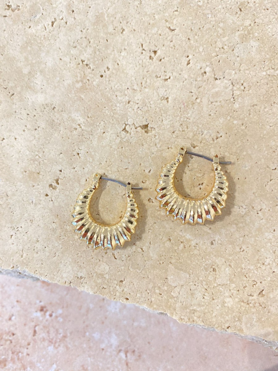 Jewellery Angels Whisper | Olympia Twist Hoop Earrings