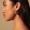 Jewellery Angels Whisper | Lauren Coil Gold Plated Earrings