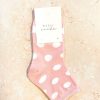 Other Angels Whisper | Polka Dot Crew Socks