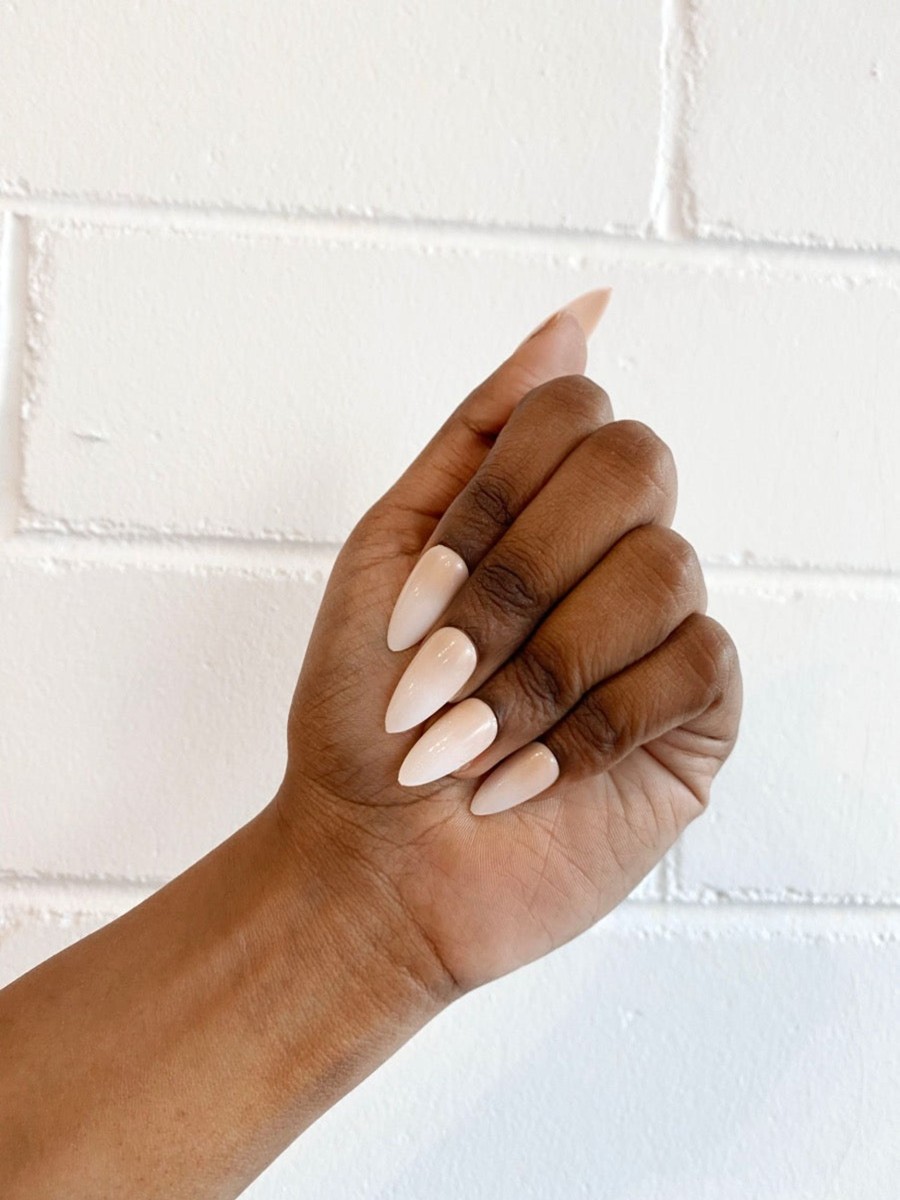 Other Angels Whisper | Nude Gradient Press On Nails