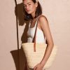 Bags Angels Whisper | Annie Picnic Summer Straw Bag - Large