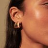 Jewellery Angels Whisper | Trio Pearl Layered Gold Plated Earrings