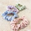 Hair Accessories Angels Whisper | Pastel Polka Slim Scrunchies Pack