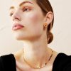 Jewellery Angels Whisper | Flat Mariner Chain Gold Plated Necklace