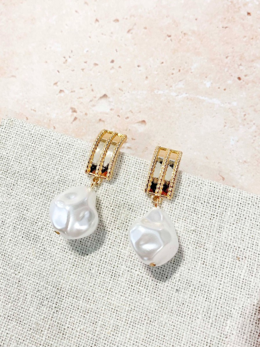 Jewellery Angels Whisper | Vienna Baroque Pearl Drop Earrings