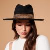 Headwear Angels Whisper | Mexi Ribbon Trim Fedora Hat