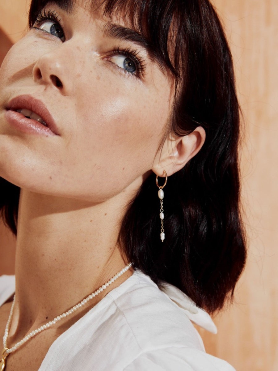 Jewellery Angels Whisper | Maia Pearl Drop Earrings