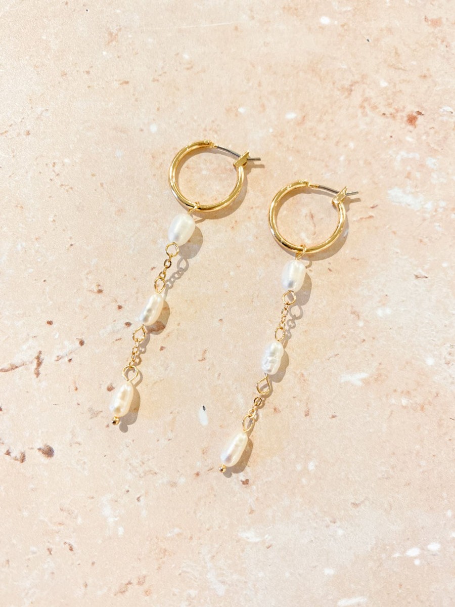 Jewellery Angels Whisper | Maia Pearl Drop Earrings