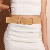 Other Angels Whisper | Junie Metal Buckle Straw Belt