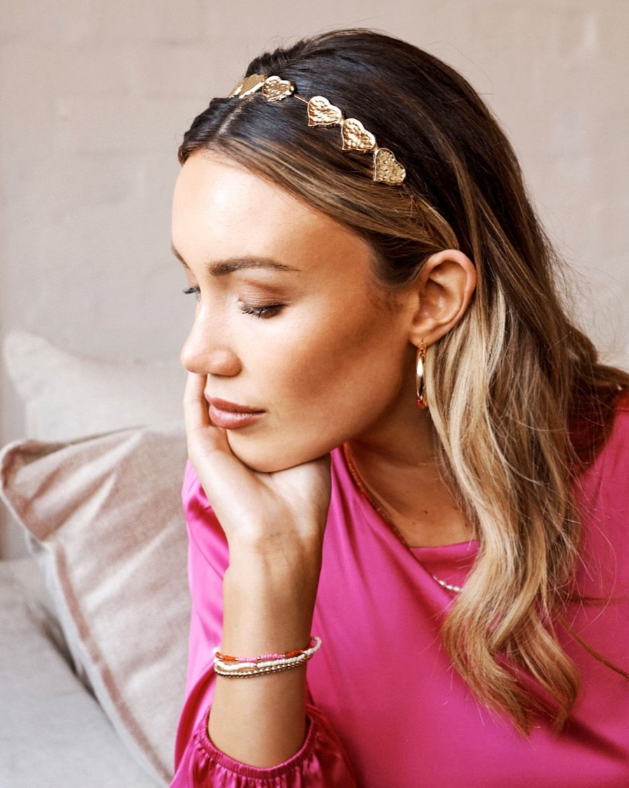 Hair Accessories Angels Whisper | Tamara Heart Statement Headband