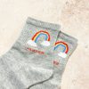 Other Angels Whisper | Rainbow Weather Crew Socks