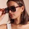 Other Angels Whisper | Musty Aviator Sunglasses -Tort