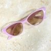 Other Angels Whisper | Cassie Cat-Eye Sunglasses-Lilac