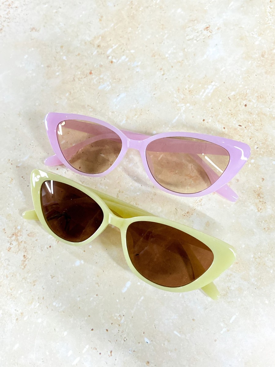 Other Angels Whisper | Cassie Cat-Eye Sunglasses-Lilac