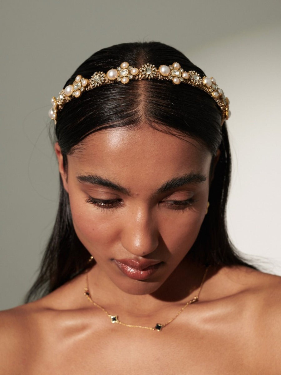 Hair Accessories Angels Whisper | Florence Gem Embellishment Headband