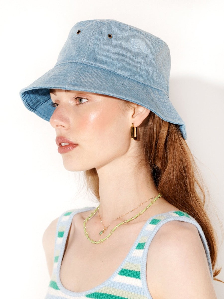 Headwear Angels Whisper | Basic Denim Bucket Hat