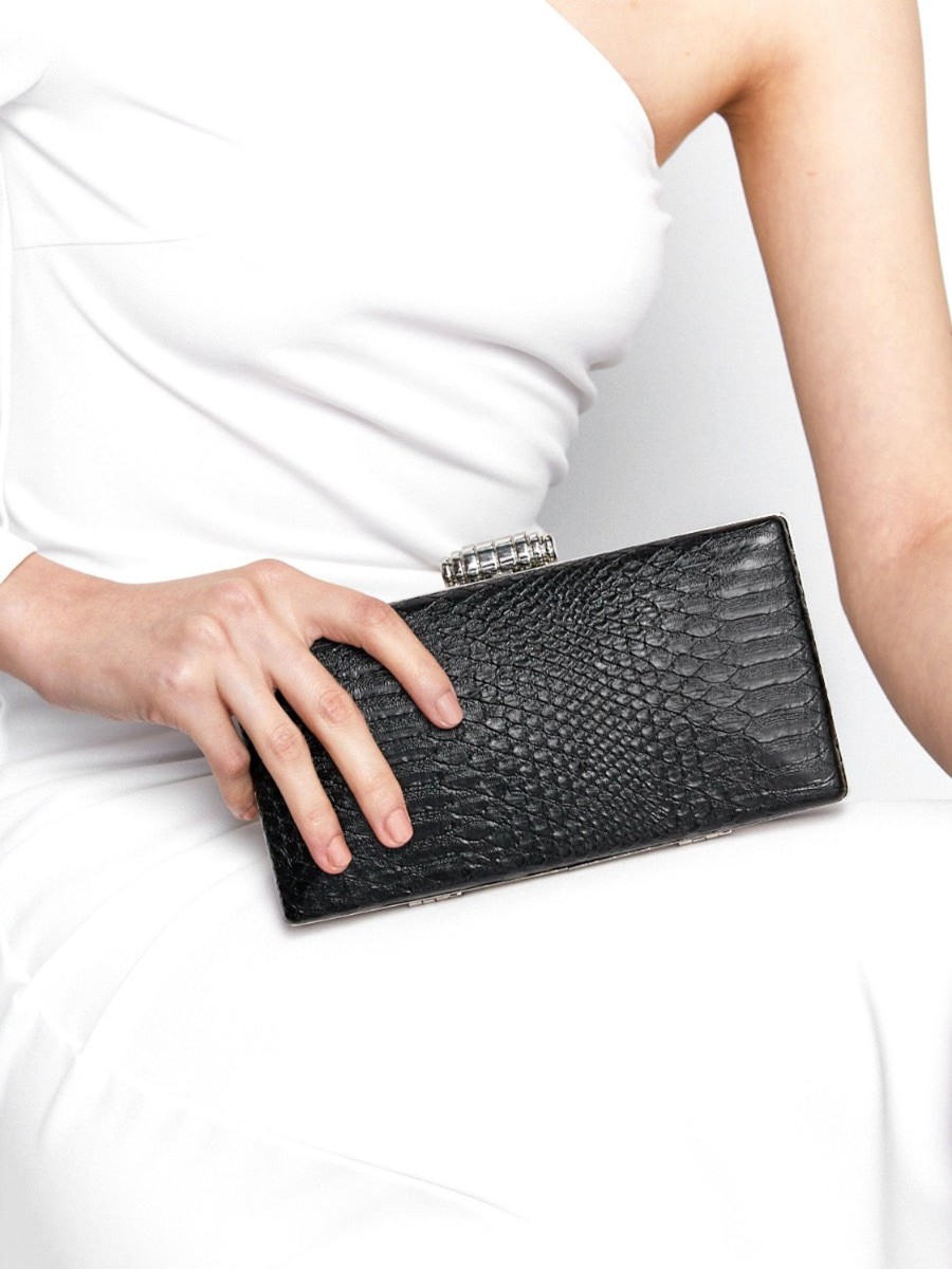 Bags Angels Whisper | Ciara Croc-Effect Clutch