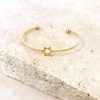 Jewellery Angels Whisper | Hexagram Bangle In Gold