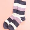 Other Angels Whisper | Lollies Rib Stripe Crew Socks