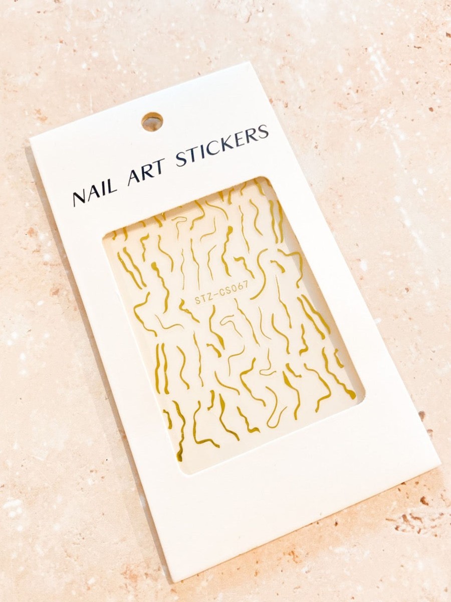 Other Angels Whisper | Abstract Swirl Nail Art Stickers