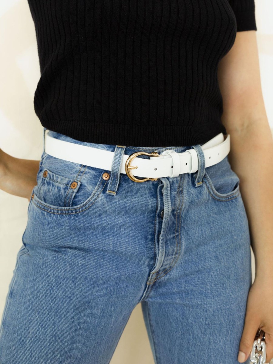 Other Angels Whisper | Jean Classic Horseshoe Buckle Belt