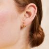 Jewellery Angels Whisper | Petite Diamante 18K Gold Plated Earrings