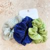 Hair Accessories Angels Whisper | Ocean Plisse Scrunchies Trio Set