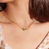 Jewellery Angels Whisper | Crystal Point Crafted Gold Plated Necklace