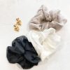 Hair Accessories Angels Whisper | Chiffon Candy Crush Scrunchies Trio - Mocha