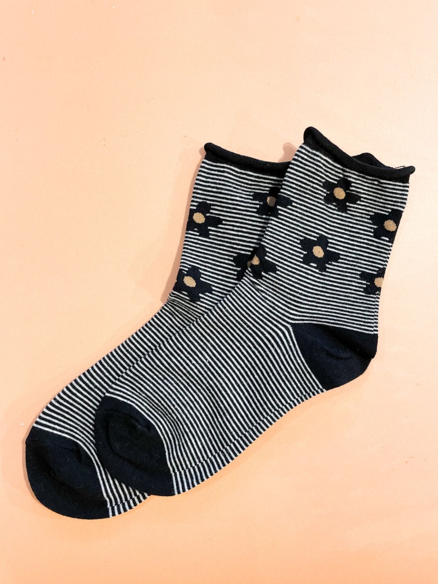 Other Angels Whisper | Daisy Small Stripe Socks